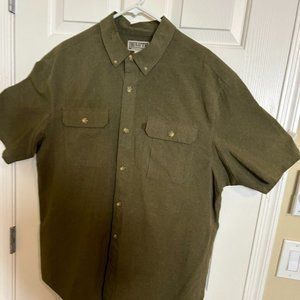 Men’s Duluth Trading Co. Short Sleeve Shirt – Green - Size L